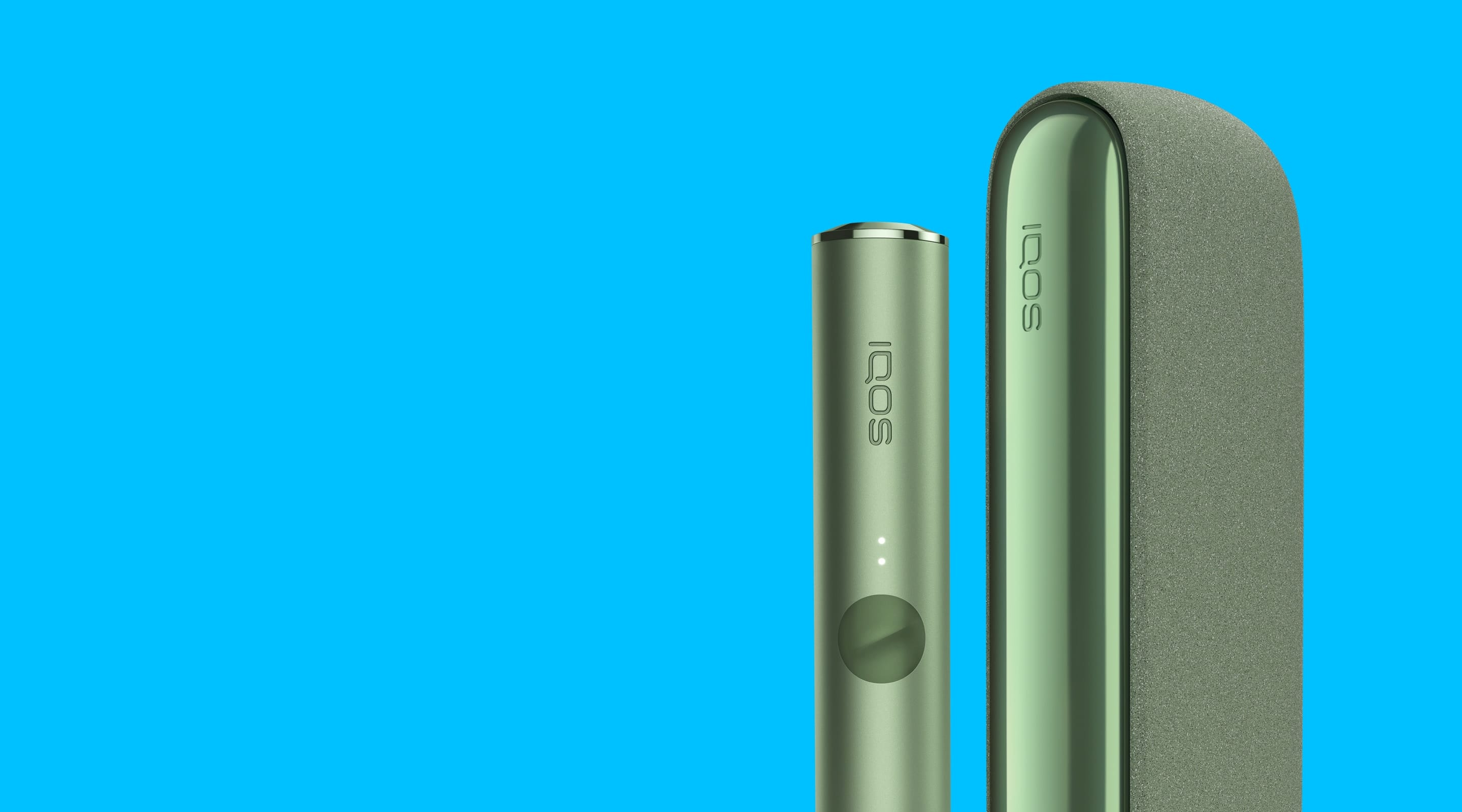 Устройство Moss Green IQOS ILUMA и Карманная Зарядка.